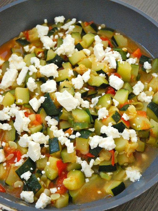 Poêlée de courgettes à la mexicaine – végétarien