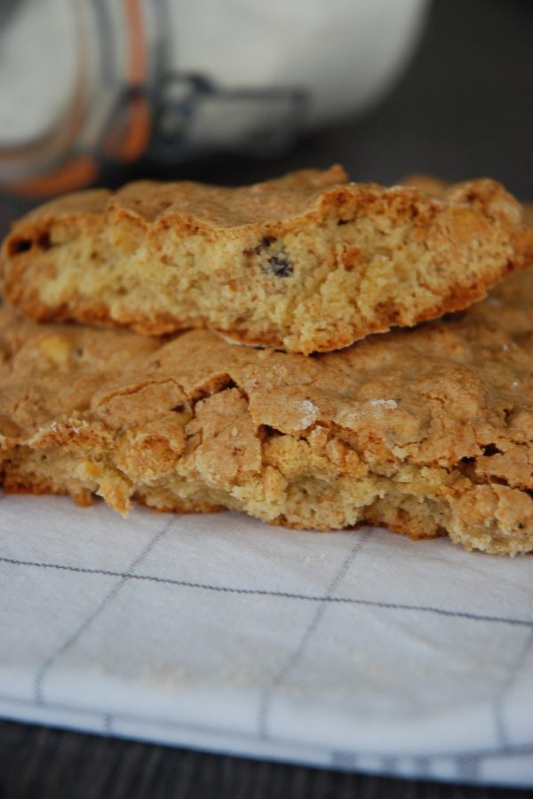 Gros biscuit aux amandes et noisettes entières