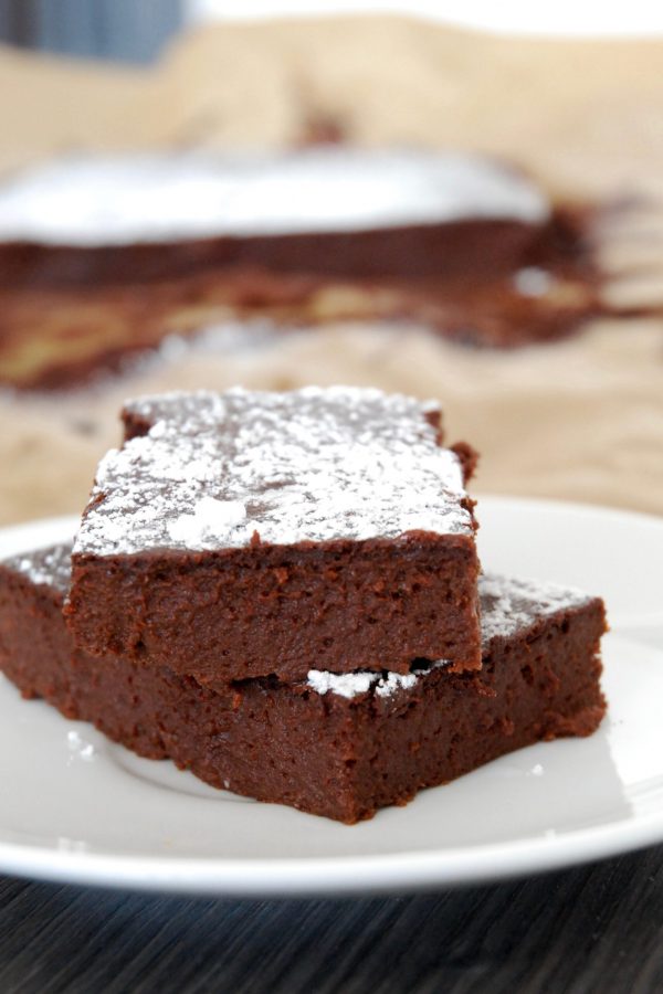 Fondant au chocolat sans beurre, réduit en sucre et farine