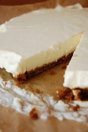 Tarte au fromage blanc et spéculoos