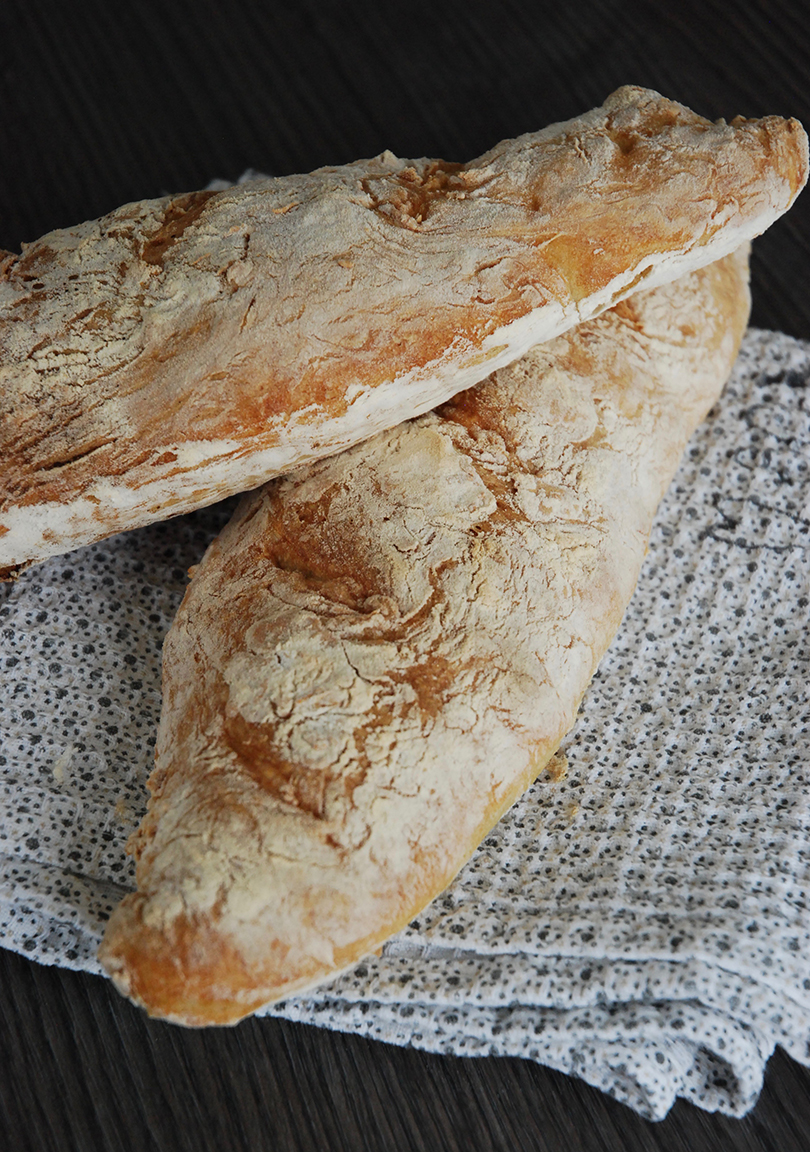 Baguettes a l ancienne sans petrissage - The Mona Project