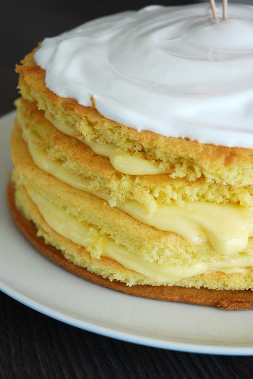 gateau au lemon curd au mascarpone - The Mona Project