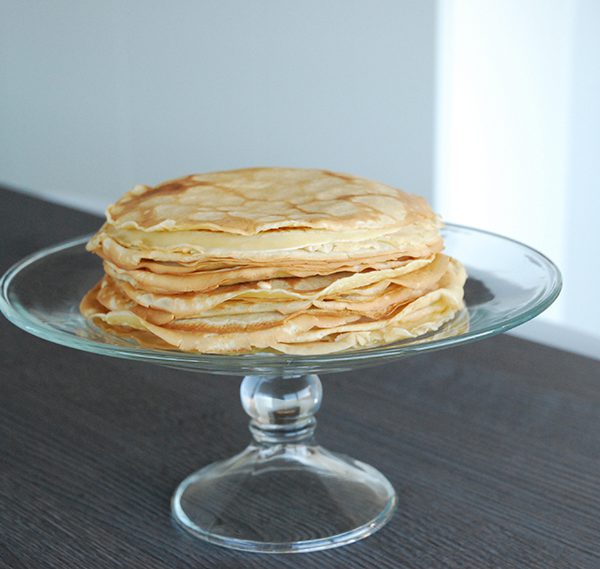 Crêpes légères au lait d’amande