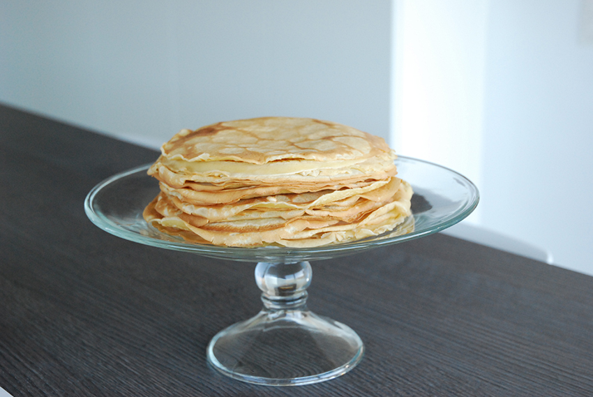 Crepes au lait d'amandes - The Mona Project