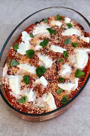 Aubergines à la parmigiana – végétarien