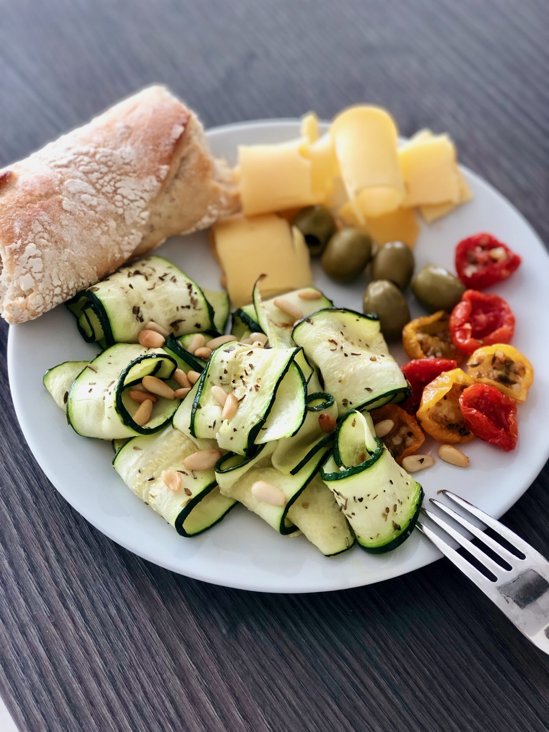 courgettes au four salade - The Mona Project