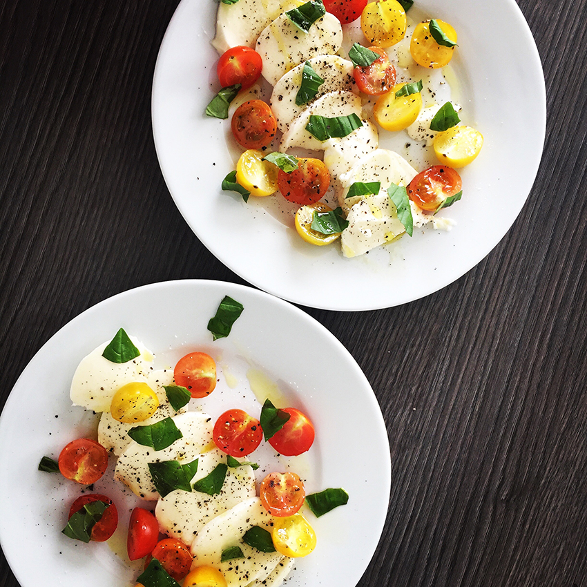 Special salade Tomate Mozzarella - The Mona Project