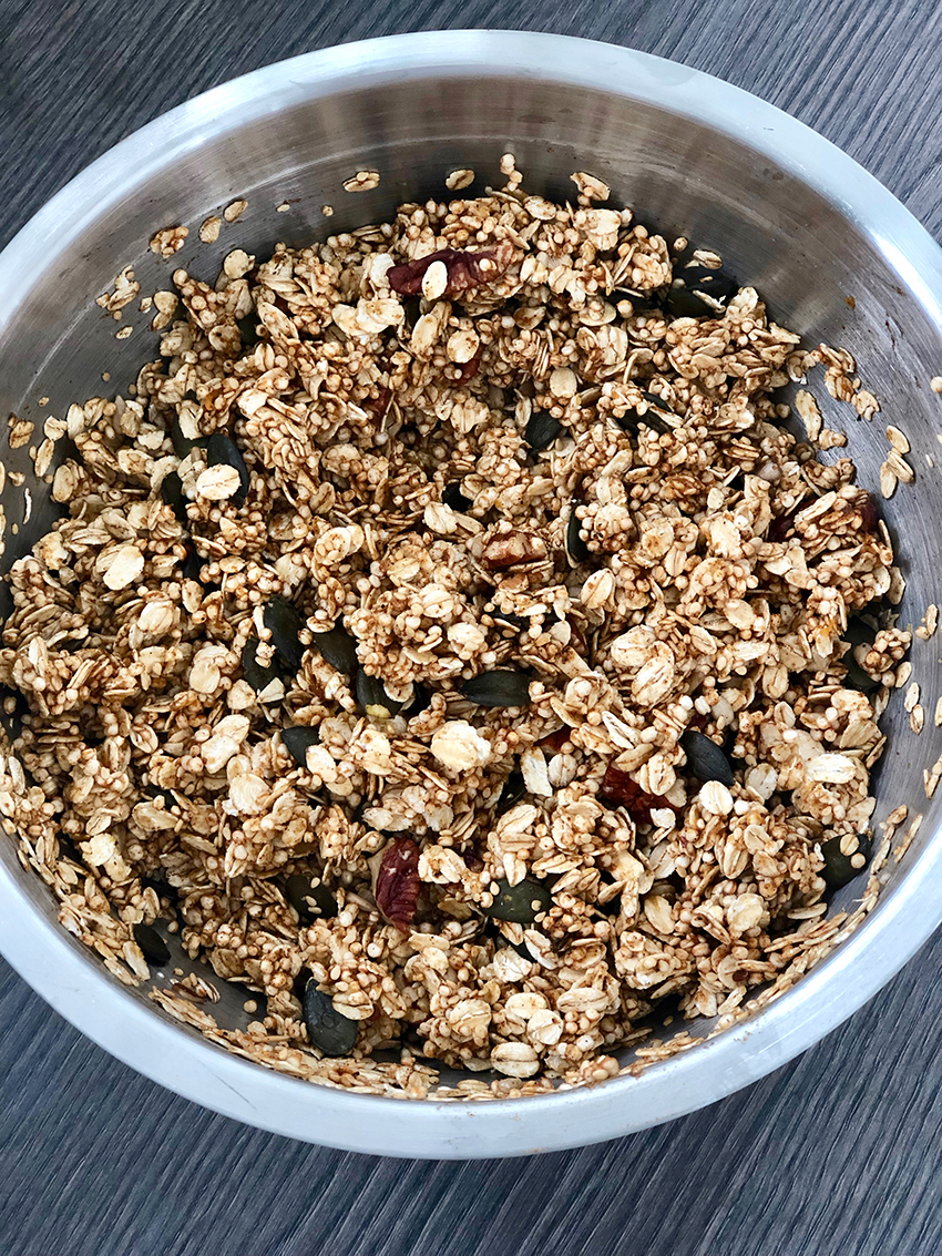 granola epice citrouille - The Mona Project