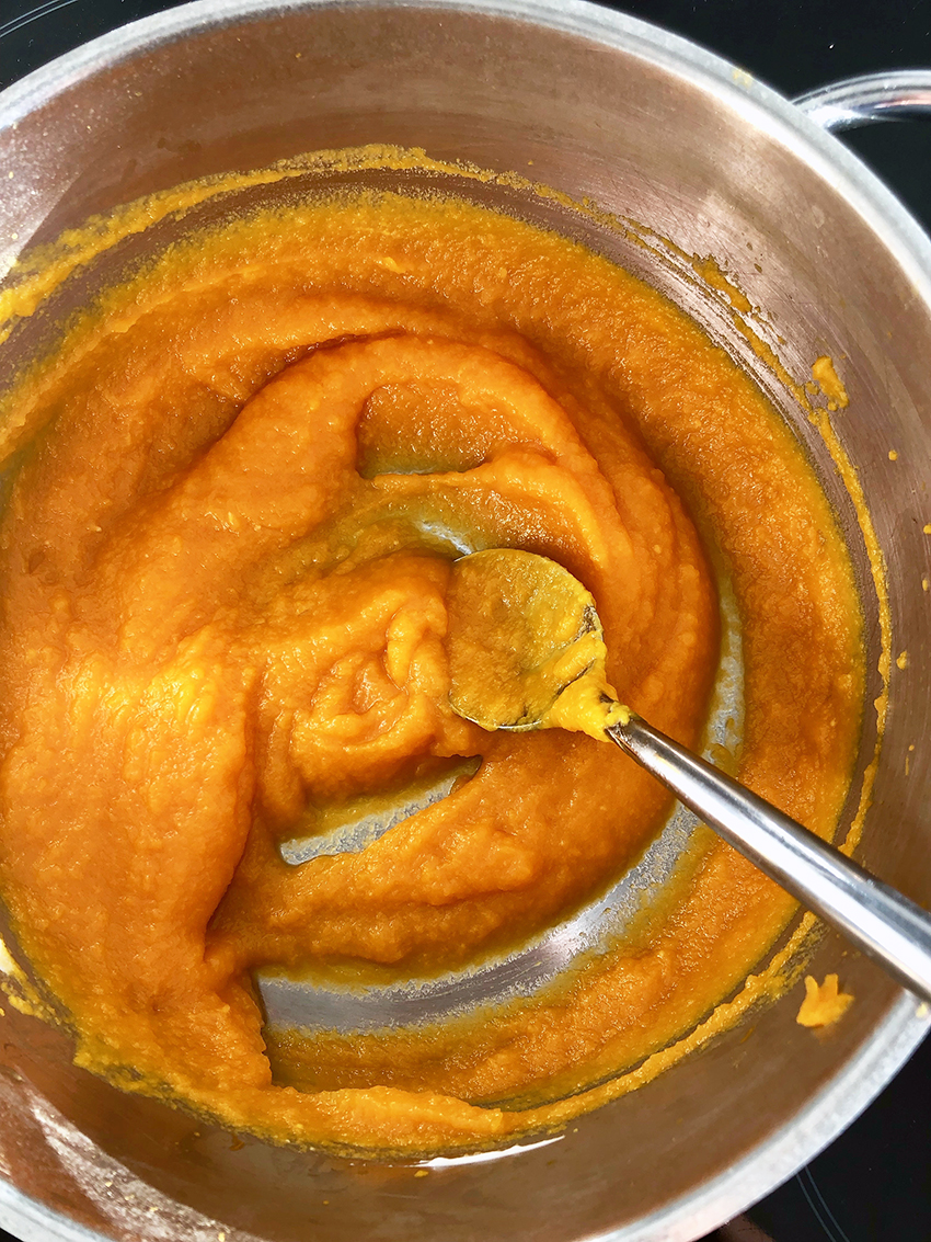 puree de courge maison - The Mona Project