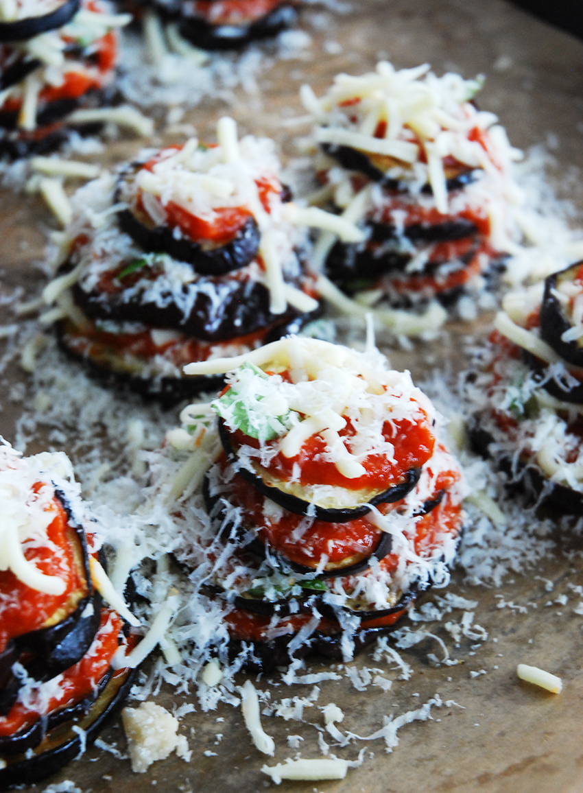 tours aubergines tomate mozzarella - The Mona Project