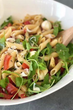 Salade de pâtes froides à l’italienne – végétarien