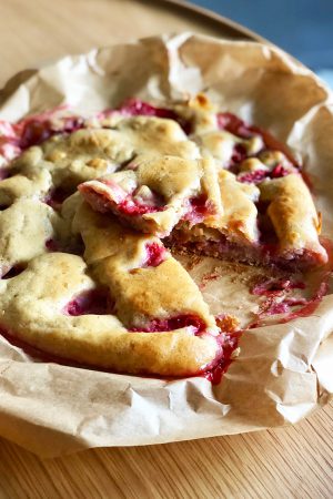 Cake allégé aux fraises (ww)