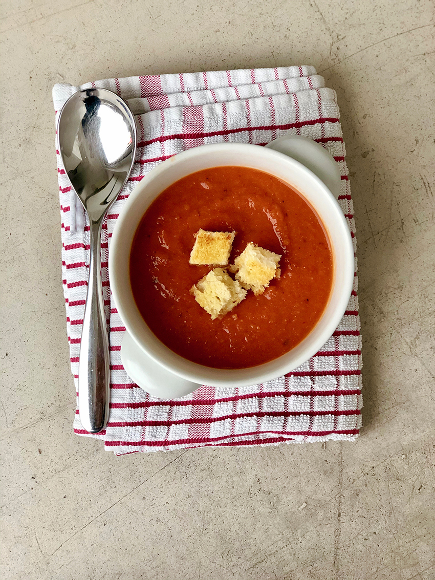 soupe tomate cremeuse