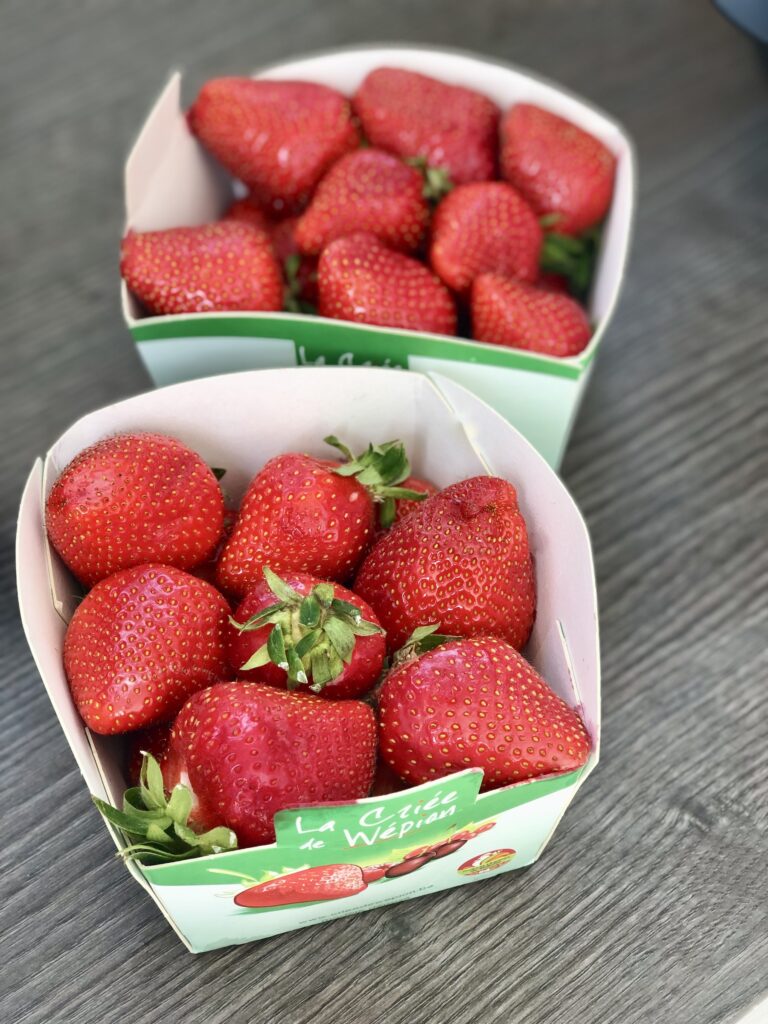 fraises belges de Wépion