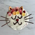 gâteau en forme de chat pour enfants