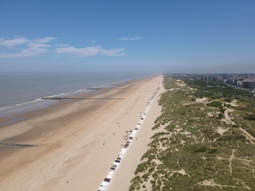 balade à vélo ostende plages Bredene 