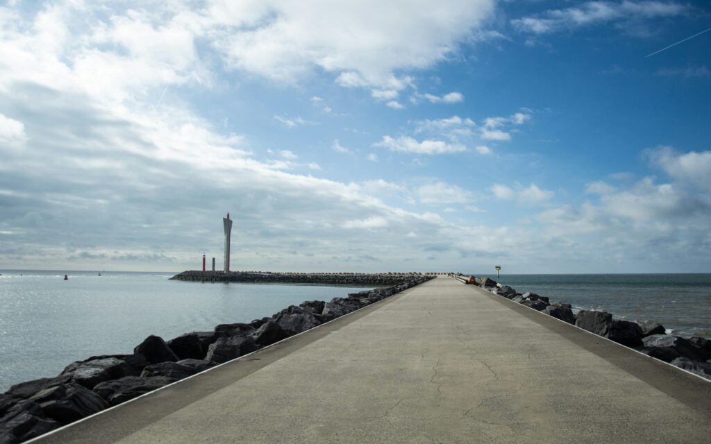 balade à vélo ostende nouvelle jetée