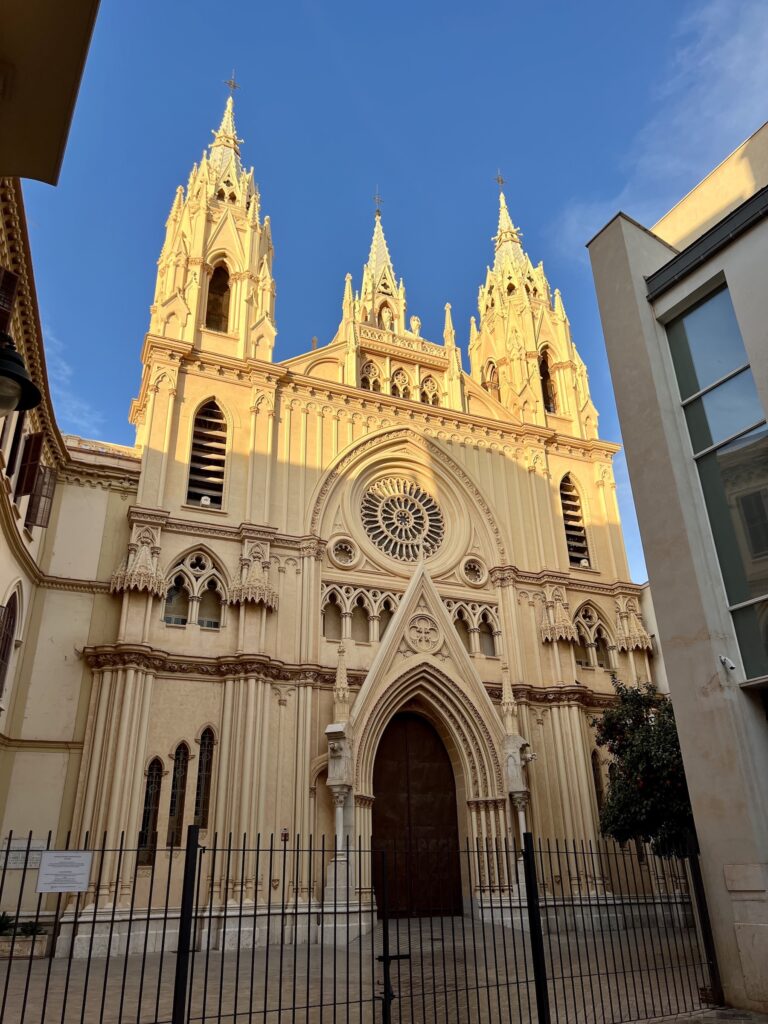 4 jours à Malaga église centre historique