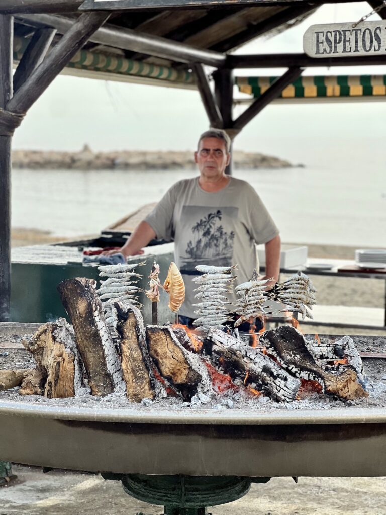 Poissons en bord de mer