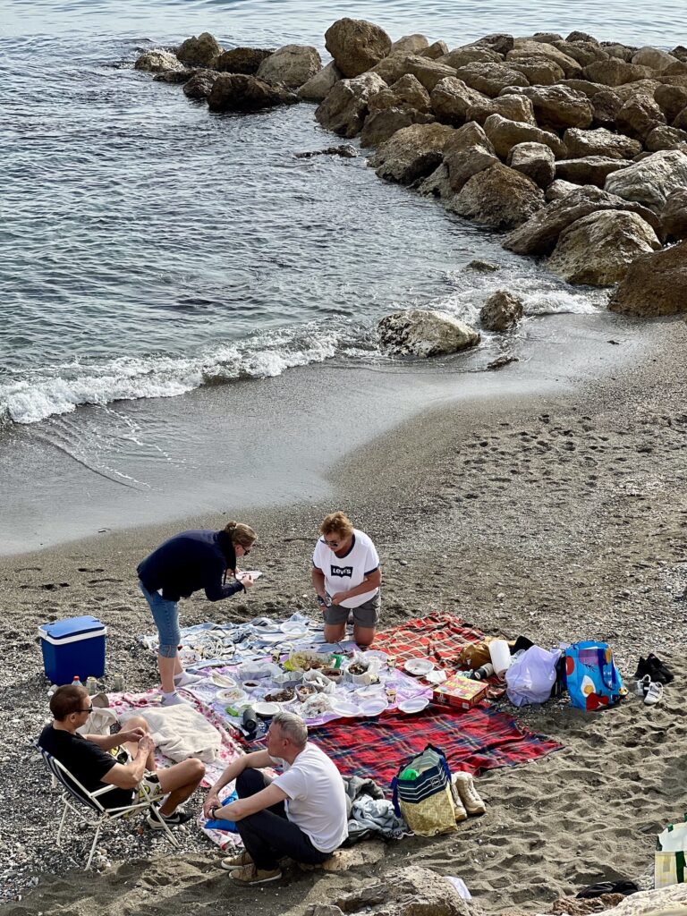 Pique-nique plage Malaga